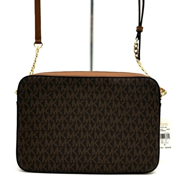Michael Kors Large Jet Set Item EW Crossbody Bag Brown - Picture 5 of 9